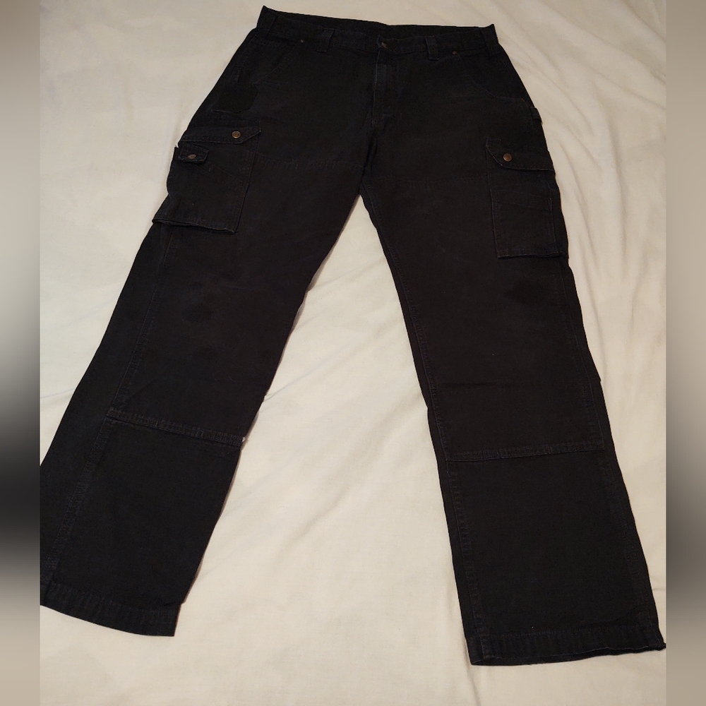 Vintage Black Carhartt Work Pants Sz 38/34